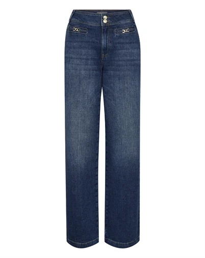 Mos Mosh - MMCandia Peach Jeans - Dark Blue 